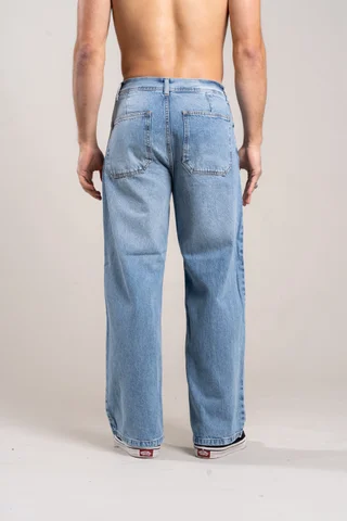 310 -jean WIDE LEG CELESTE - Vista 4