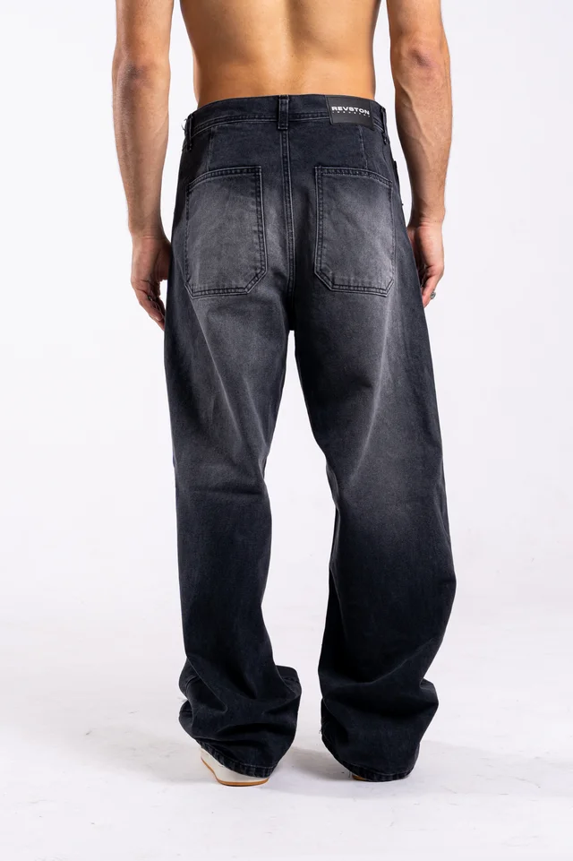 302 jean WIDE LEG GREY dark