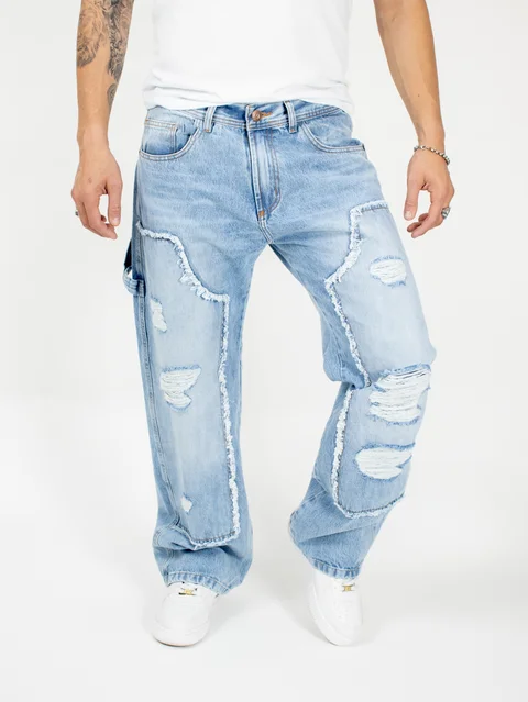 834 JEAN RELAXED Carpintero deflecado