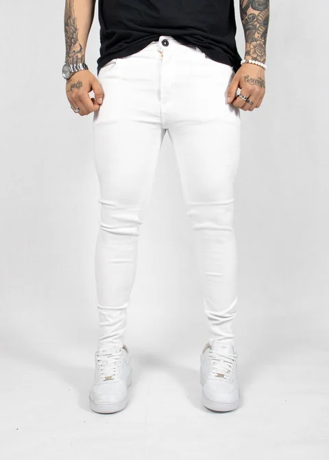 308b-Jeans Blanco