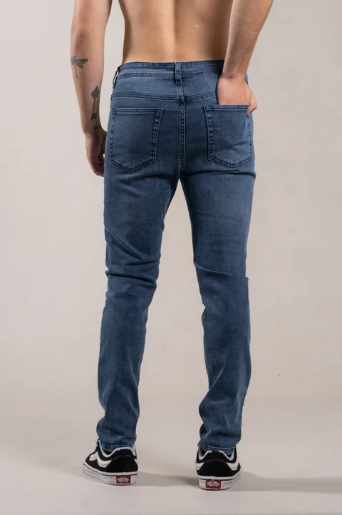 245 - SKINNY TERRY BLUE
