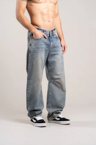 316 jean Baggy con pinza Oxido - Vista 2