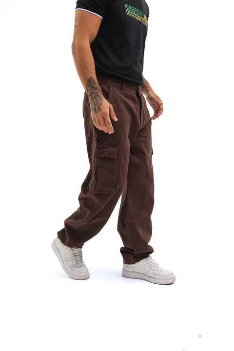 226 jean BAGGY CARGO chocolate