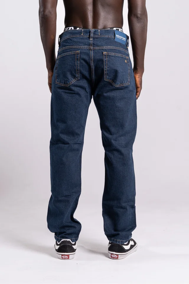 600 b Jean mom Blue Black