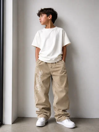 1001TEEN - BAGGY CORDEROY TEEN - Vista 4