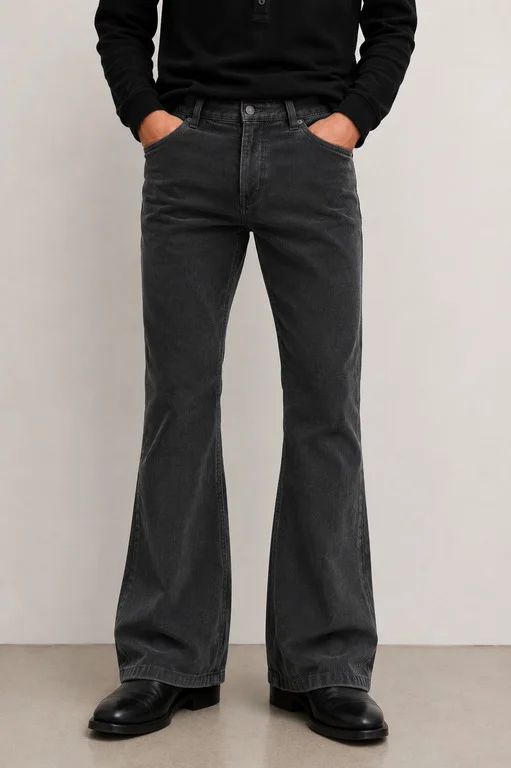 20545BGS - BOOTCUT CORDEROY GRIS