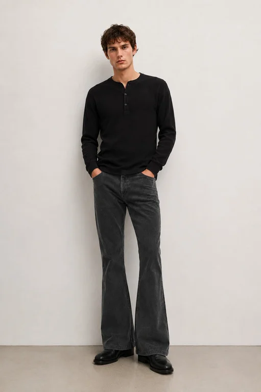20545BGS - BOOTCUT CORDEROY GRIS