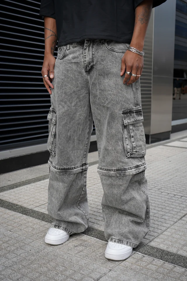 00111BDG - BAGGY DESMONTABLE GRIS