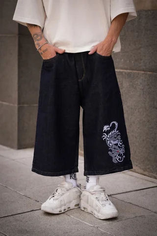 0040BBBK - BERMUDA BAGGY BLACKE - Vista 1