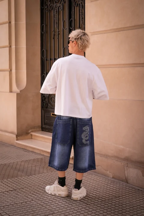 0040BBDB - BERMUDA BAGGY DRAG BLUE