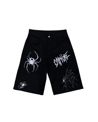 0312SPID - BERMUDA BAGGY SPIDER BLACK - Vista 1