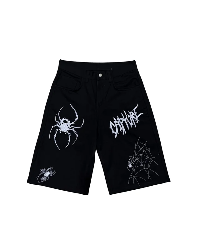 0312SPID - BERMUDA BAGGY SPIDER BLACK
