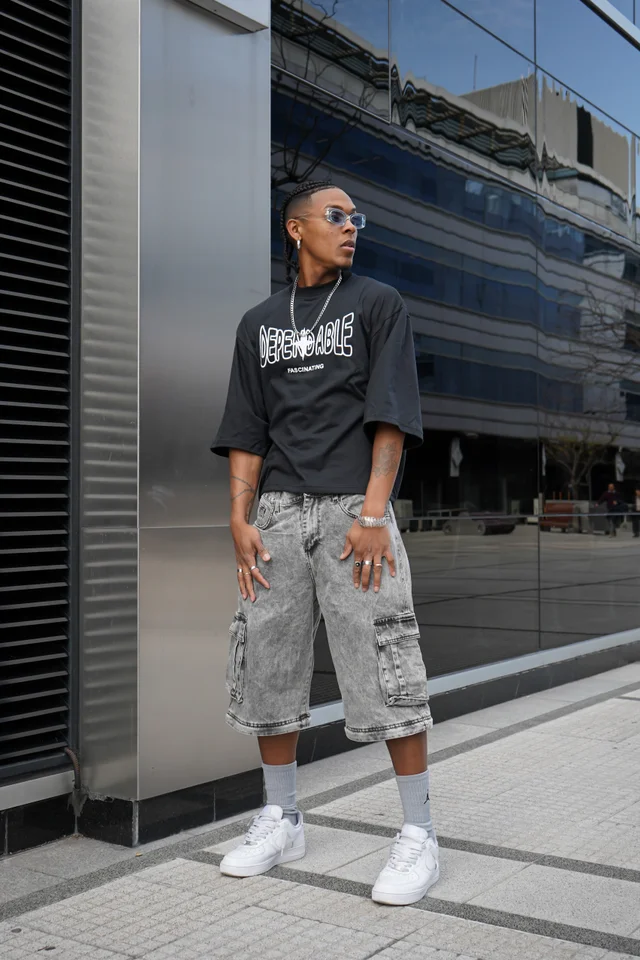 00111BDG - BAGGY DESMONTABLE GRIS