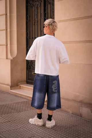 0040BBDB - BERMUDA BAGGY DRAG BLUE - Vista 3