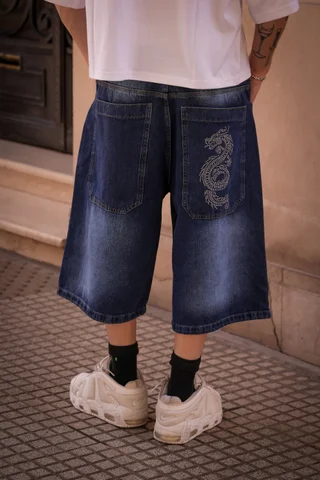 0040BBDB - BERMUDA BAGGY DRAG BLUE - Vista 1