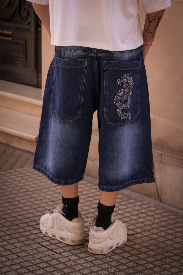 0040BBDB - BERMUDA BAGGY DRAG BLUE