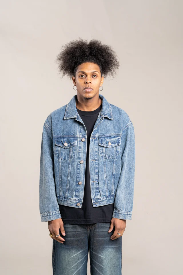 0000CMPB - CAMPERA BOXY JEAN