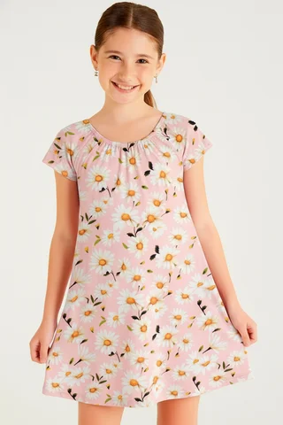 Vestido -Algodón con lycra - Vista 1