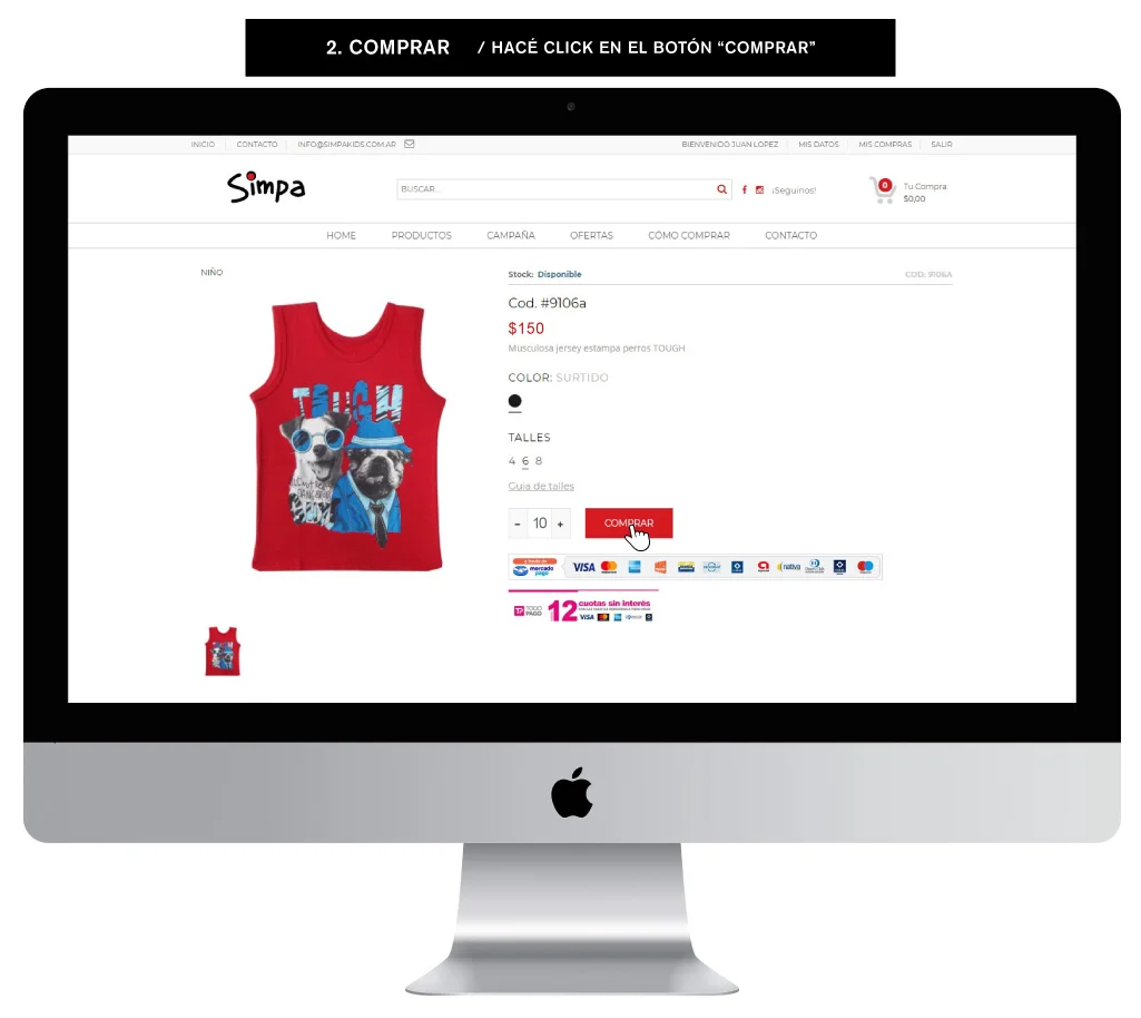 C&oacute;mo comprar Simpa 7