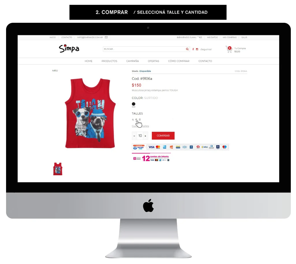 C&oacute;mo comprar Simpa 6