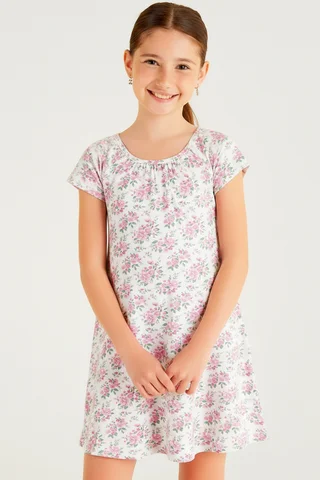 Vestido -Algodón con lycra - Vista 1