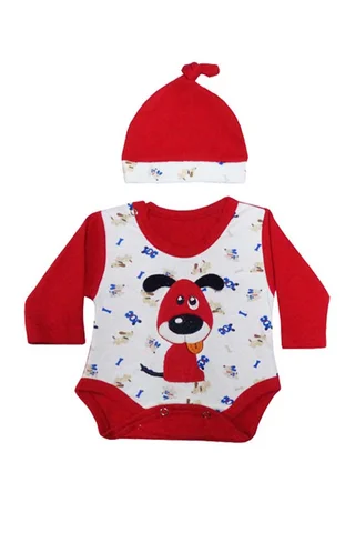 Body con gorrito - Interlock - Vista 1