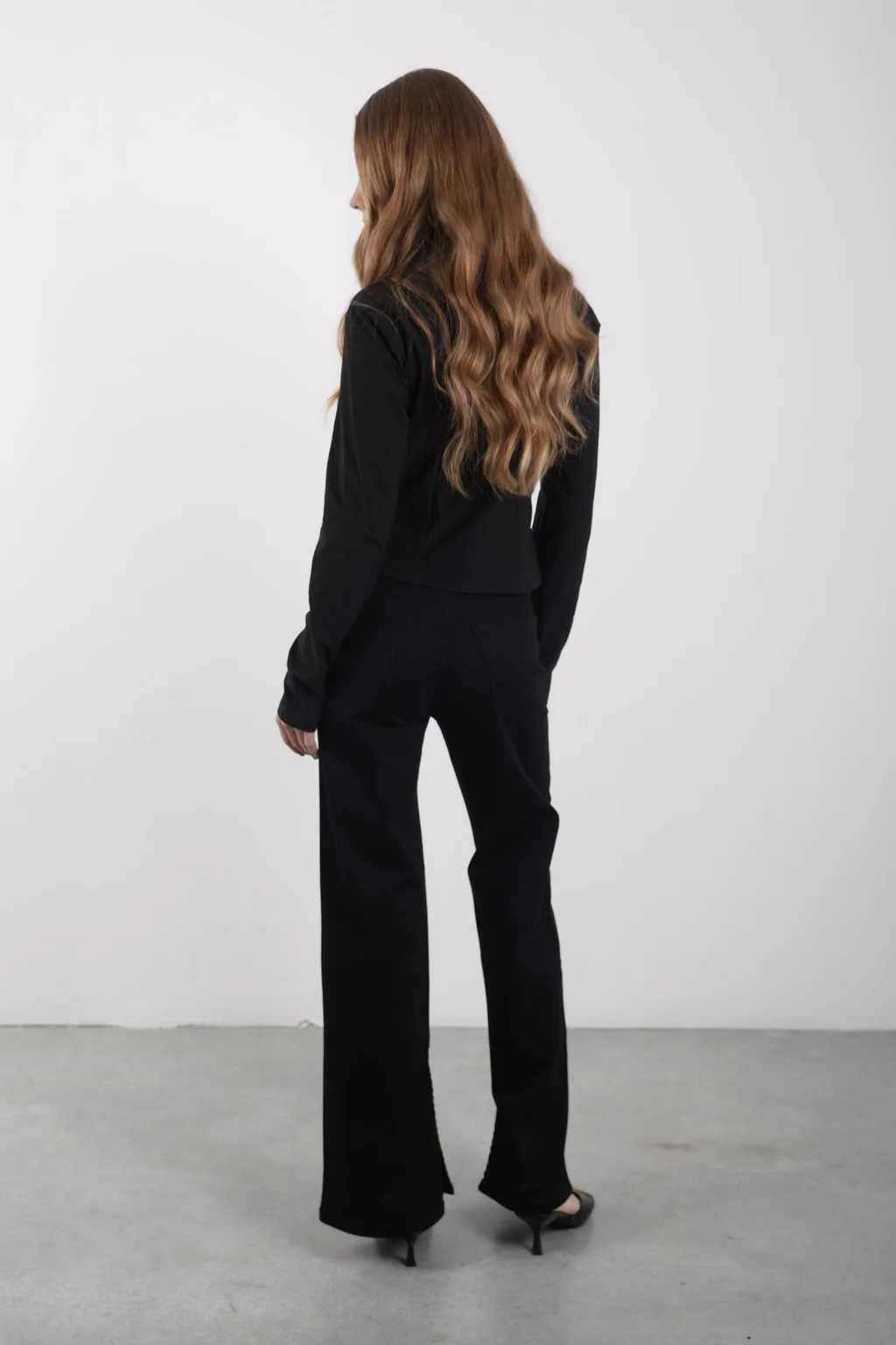 WIDE LEG GEA BLACK
