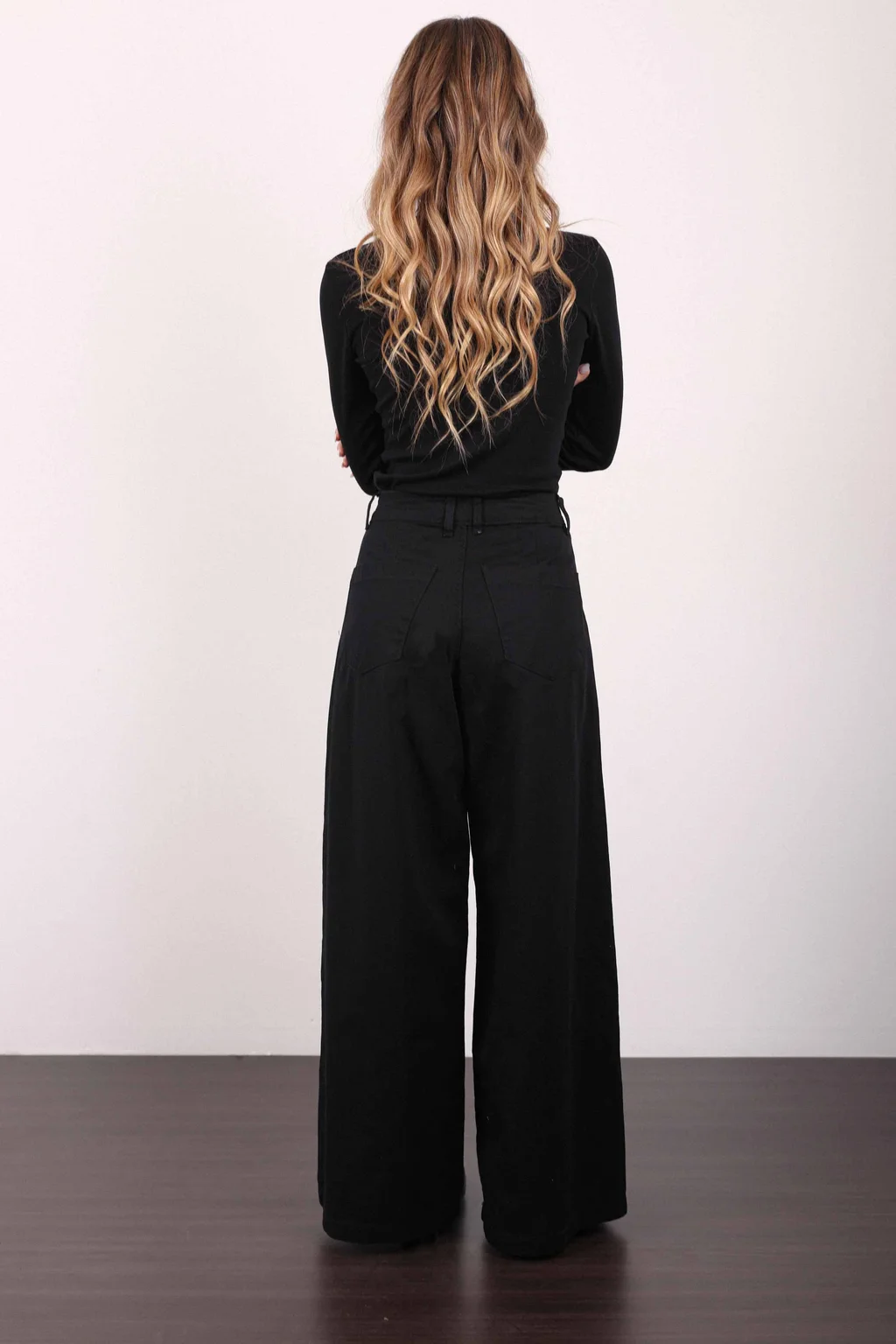 SUPER WIDE LEG HYBRID BLACK - 3