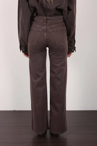 WIDE LEG GEA COFFEE - Vista 3