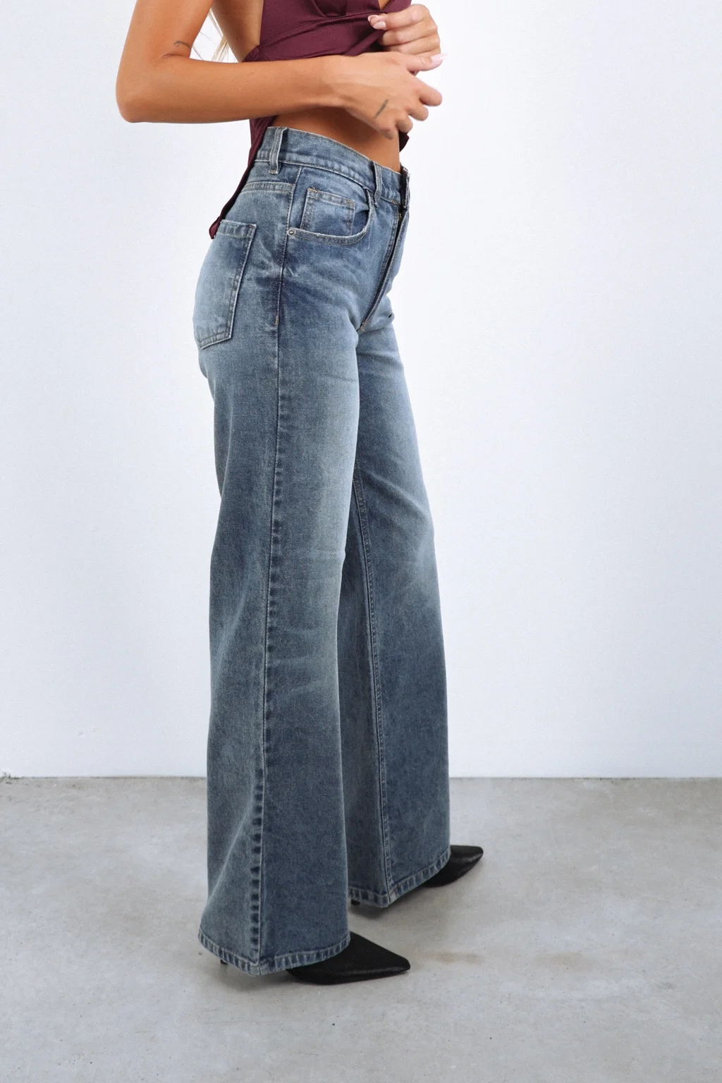 WIDE LEG GEA DARK BLUE