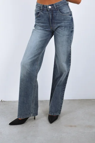 WIDE LEG GEA DARK BLUE - Vista 3