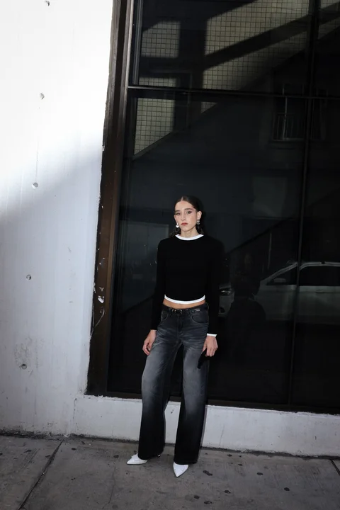 WIDE LEG DRIVE BLACK