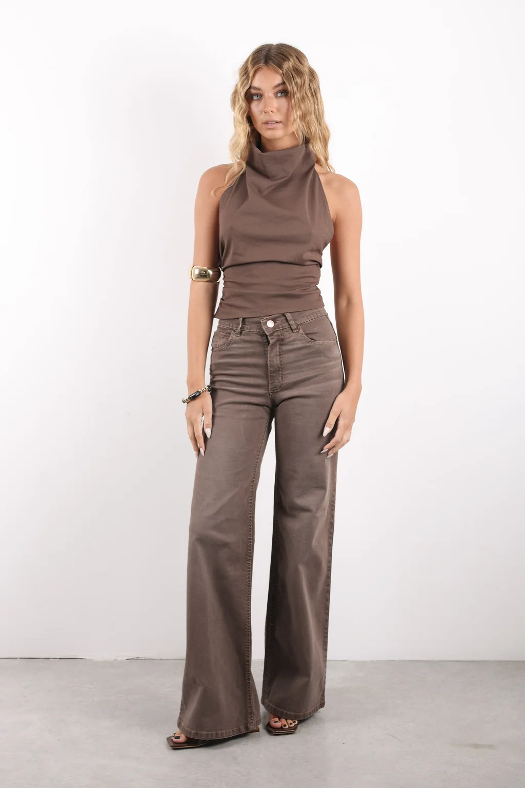 WIDE LEG GEA CANELA - 0