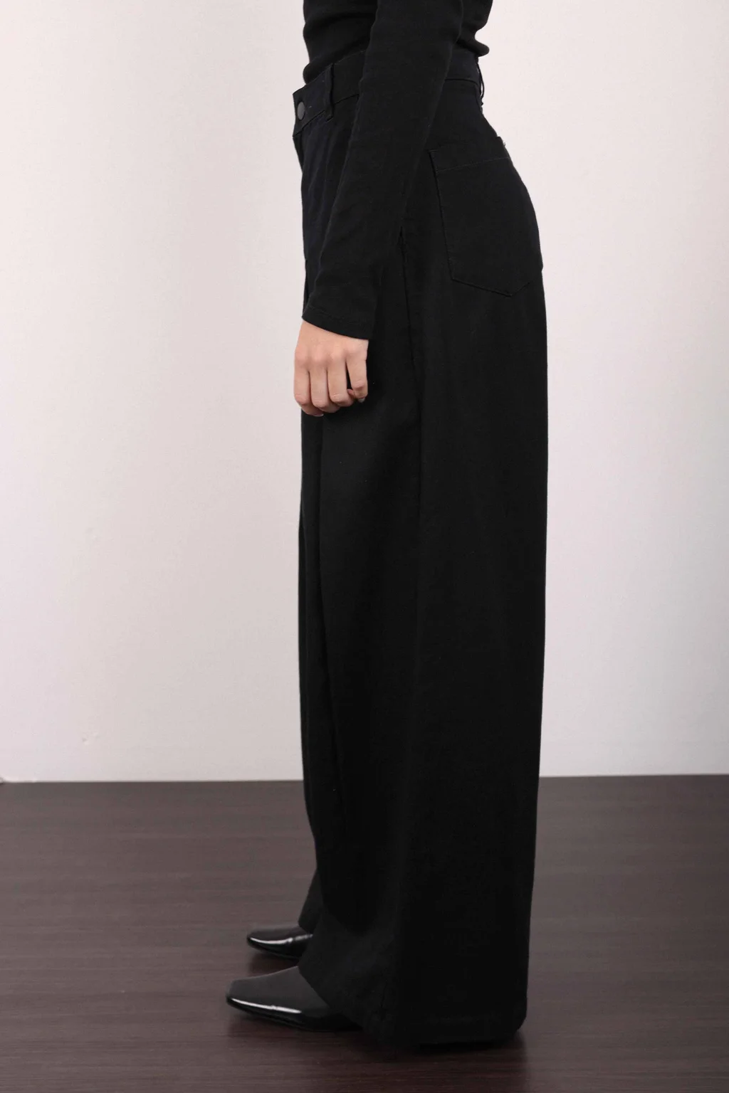 SUPER WIDE LEG HYBRID BLACK - 4