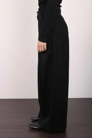 SUPER WIDE LEG HYBRID BLACK - Vista 5