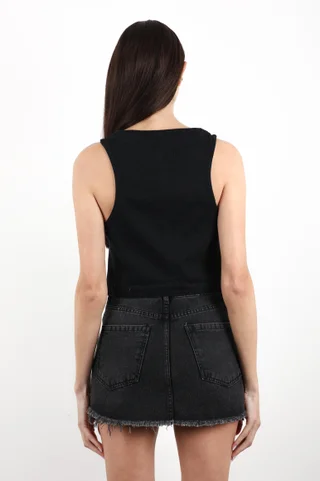 SKORT OFELIA BLACK - Vista 5