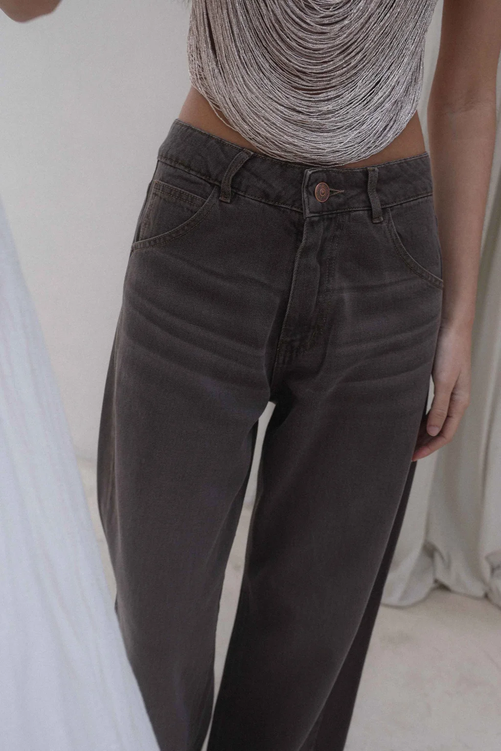WIDE LEG AURA CANELA - 4