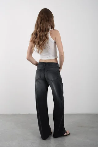 WIDE LEG HADES BLACK - Vista 4