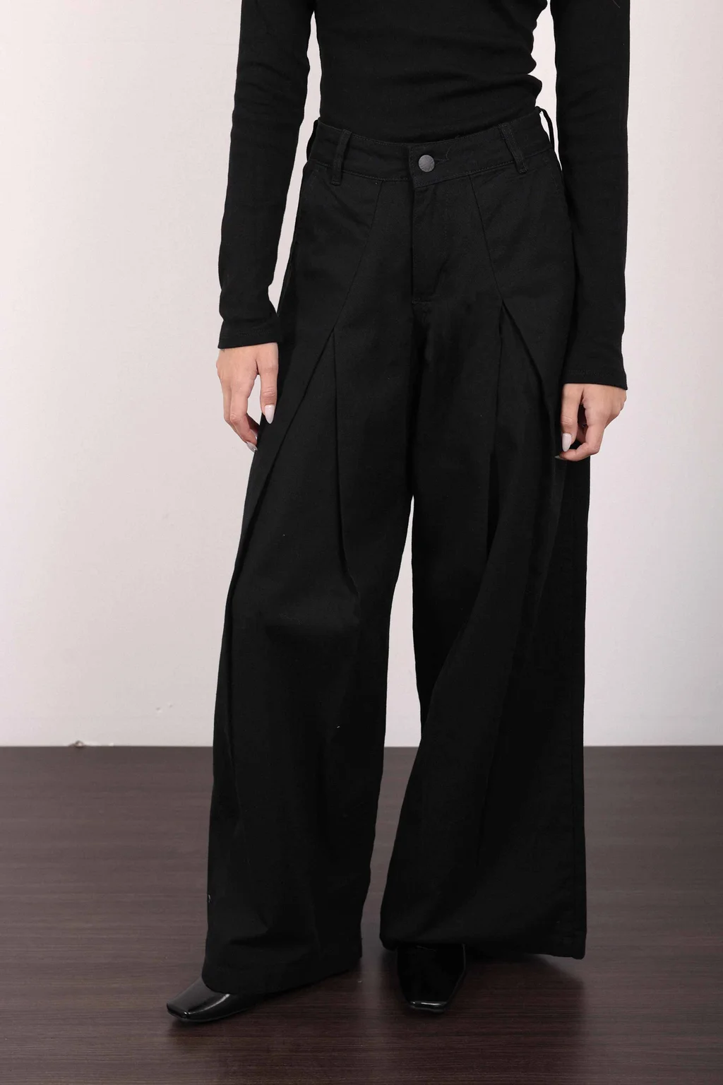 SUPER WIDE LEG HYBRID BLACK - 1