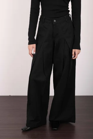 SUPER WIDE LEG HYBRID BLACK - Vista 2