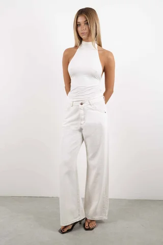WIDE LEG AURA MILK - Vista 1