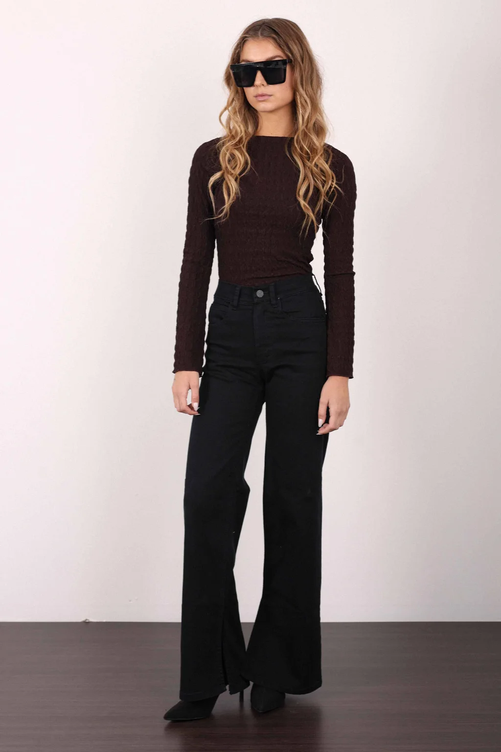 WIDE LEG GEA BLACK - 0