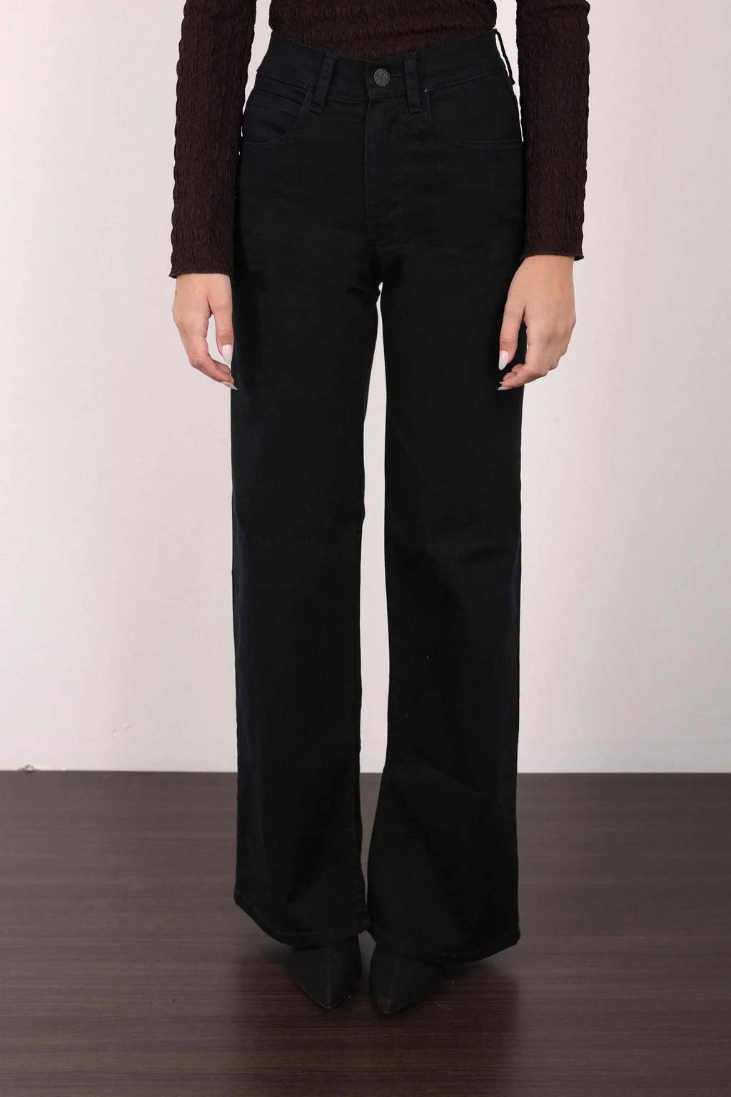 WIDE LEG GEA BLACK - 1