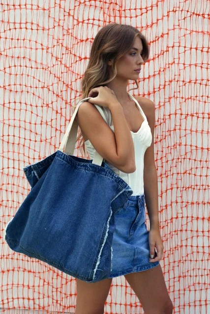 BOLSO TOTE BAG DENIM