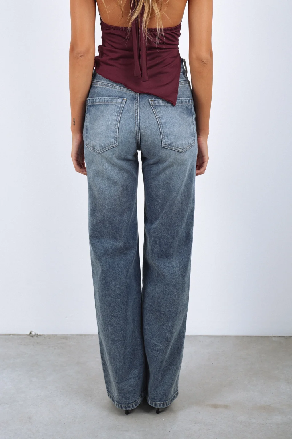 WIDE LEG GEA DARK BLUE