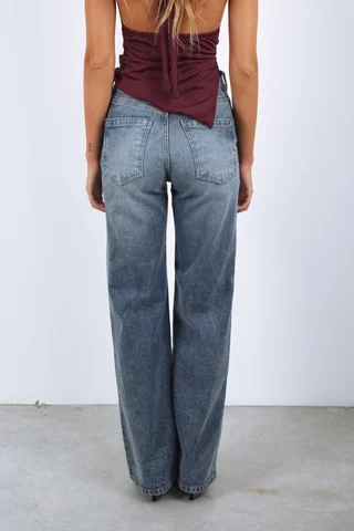 WIDE LEG GEA DARK BLUE - Vista 4