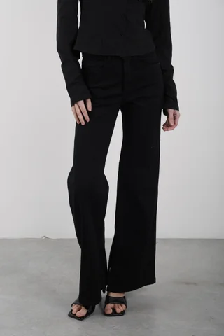 WIDE LEG GEA BLACK - Vista 2