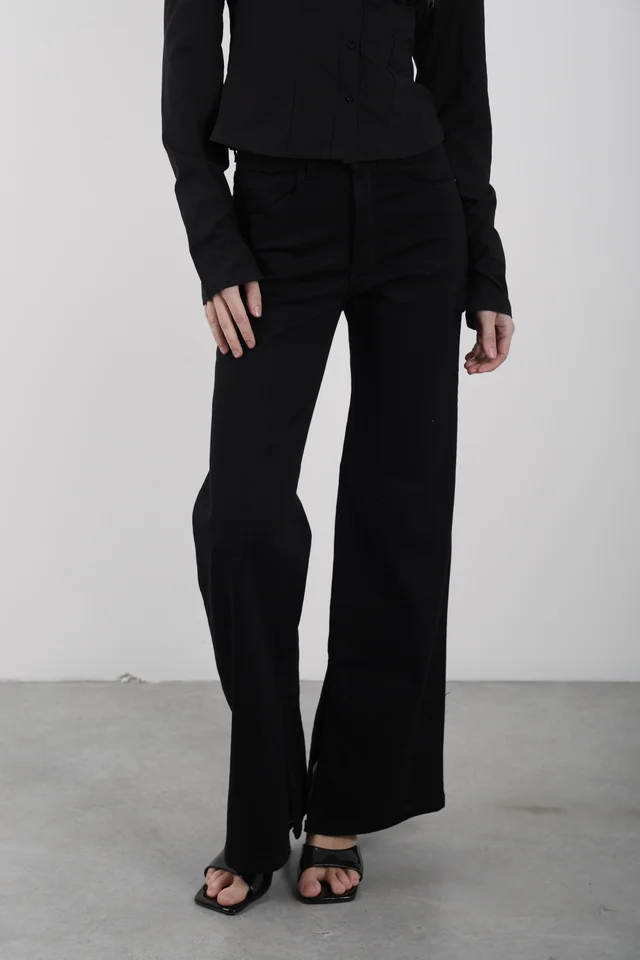WIDE LEG GEA BLACK