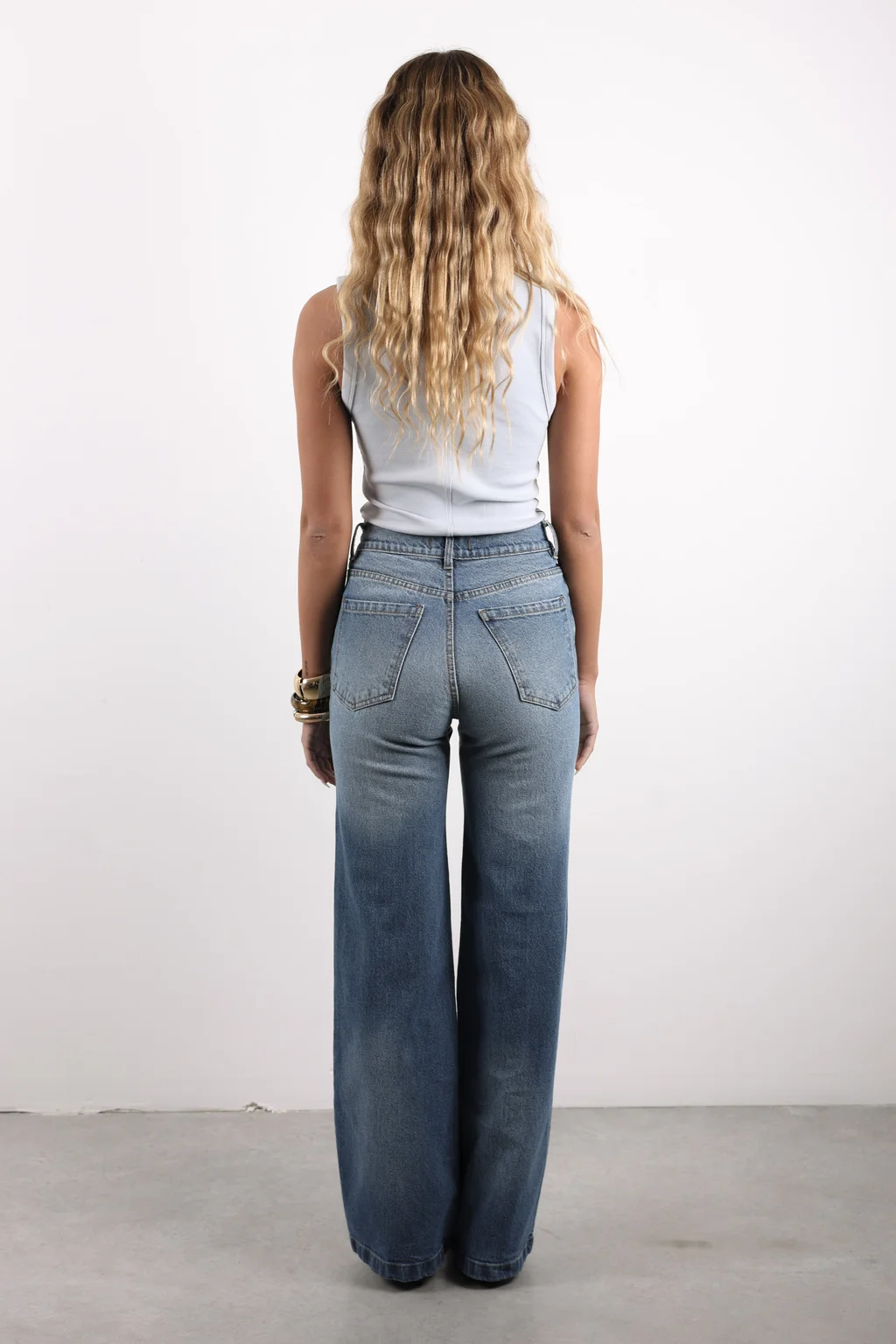 WIDE LEG GEA INDIGO - 2