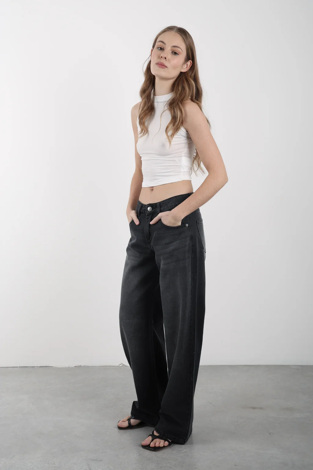 WIDE LEG HADES BLACK